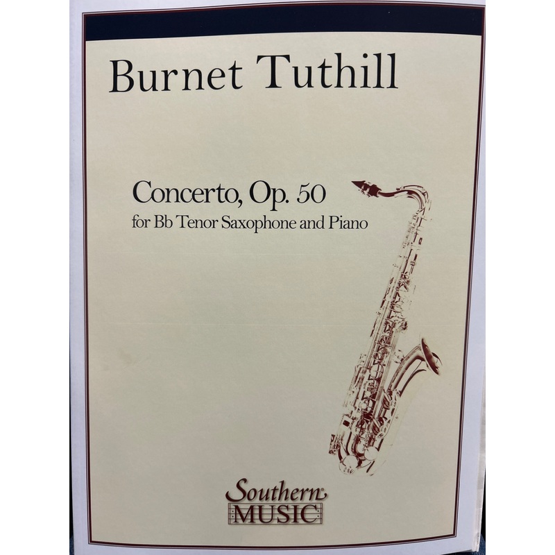 Concerto Op. 50 - Tenor Saxophone - Tuthill/Leeson
