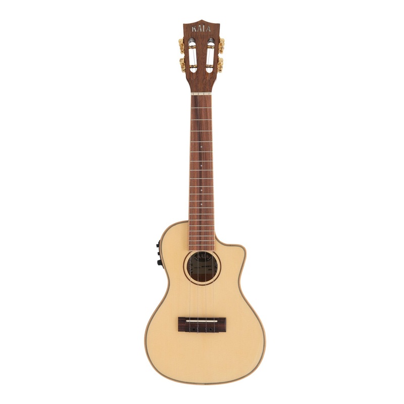 Kala SKCGE-C Solid Spruce Top with Koa Sides/Back Concert Cutaway w/Pickup