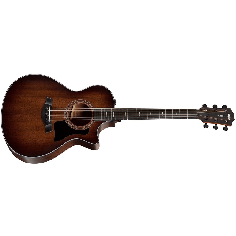 Taylor 322CE 300 Series Grand Concert Acoustic/Electric Guitar with V-Class Bracing, ES2 Pickup and Hardshell Case
