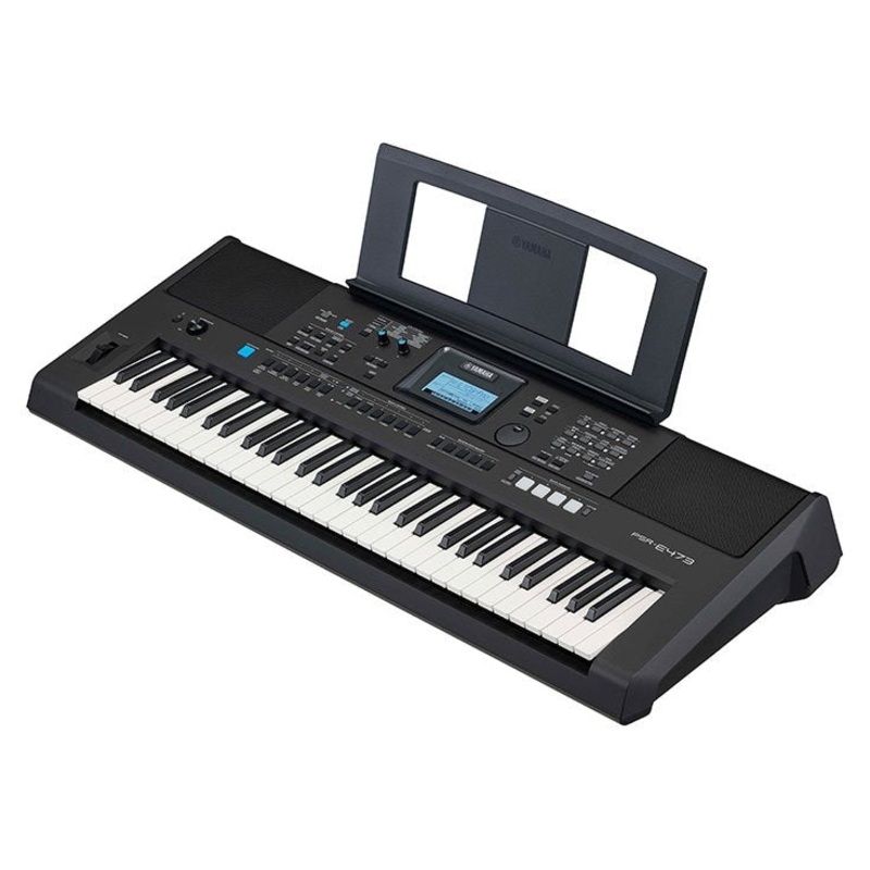 Yamaha PSR-E473 61-Key Portable Keyboard w/Survival Kit