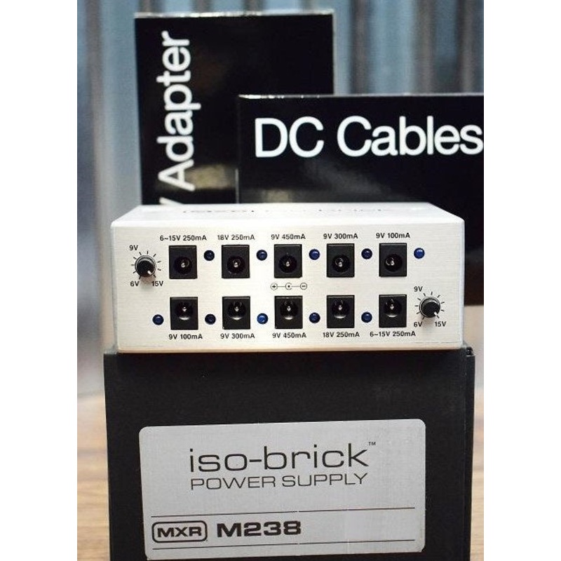 Dunlop MXR M238 ISO Power Brick Effect Pedalboard Power Supply & Cables