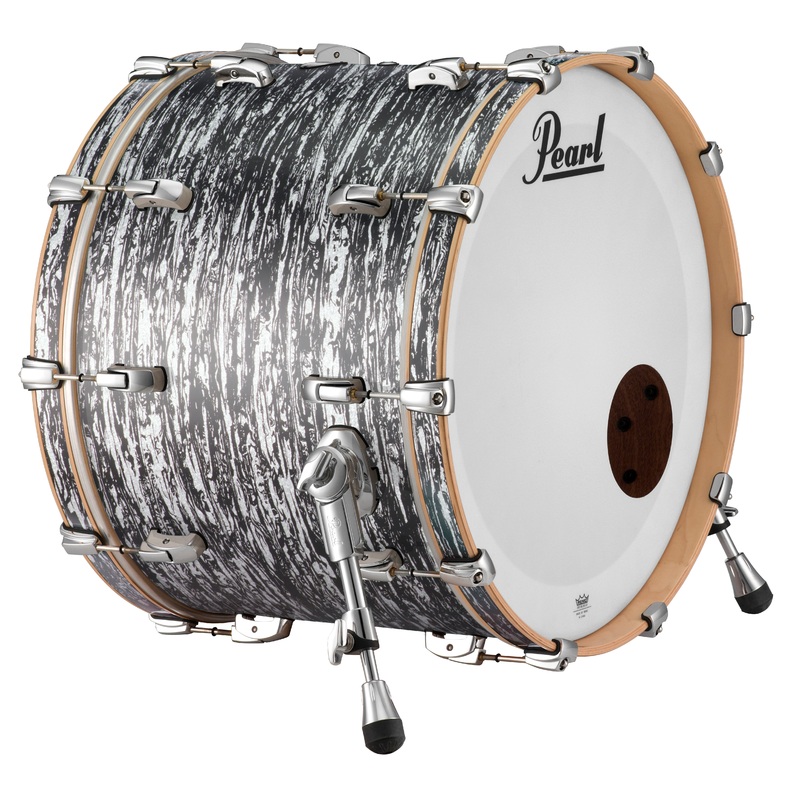 Pearl Music City Custom 22"x14" Reference Series Bass Drum w/o BB3 Mount BLACK OYSTER GLITTER RF2214BX/C412