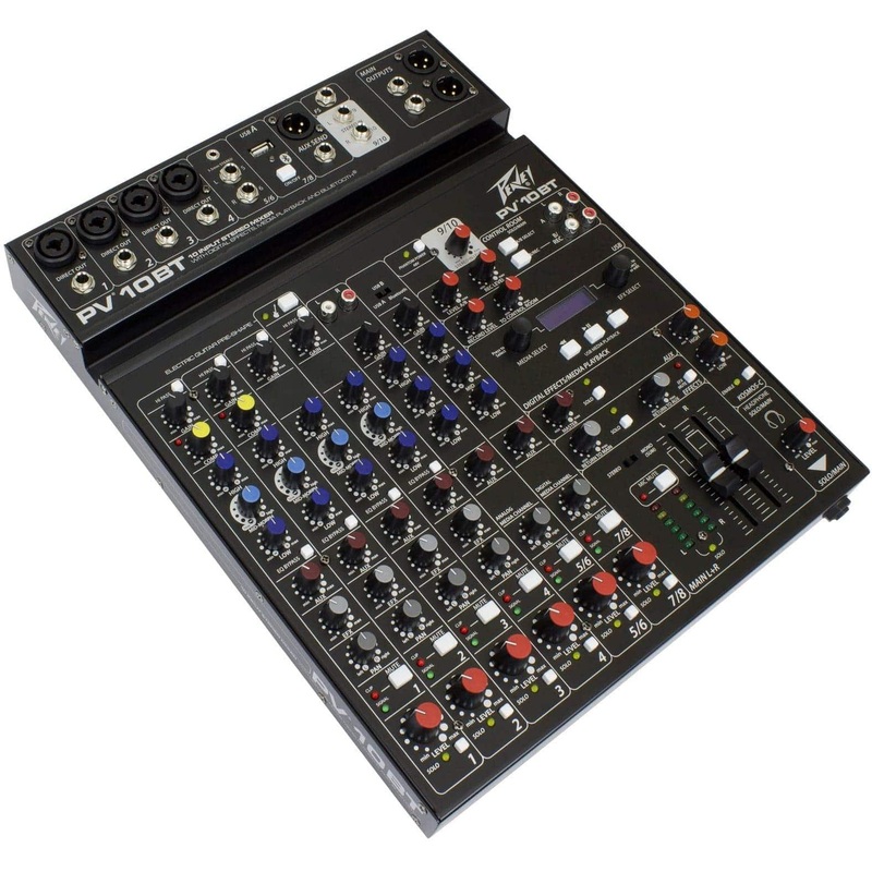 Peavey PV Series "PV-10BT" Compact 10-Channel Mixer with Bluetooth