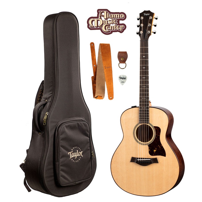Taylor GTe Grand Theater Acoustic-Electric Guitar w/ Aerocase Bundle