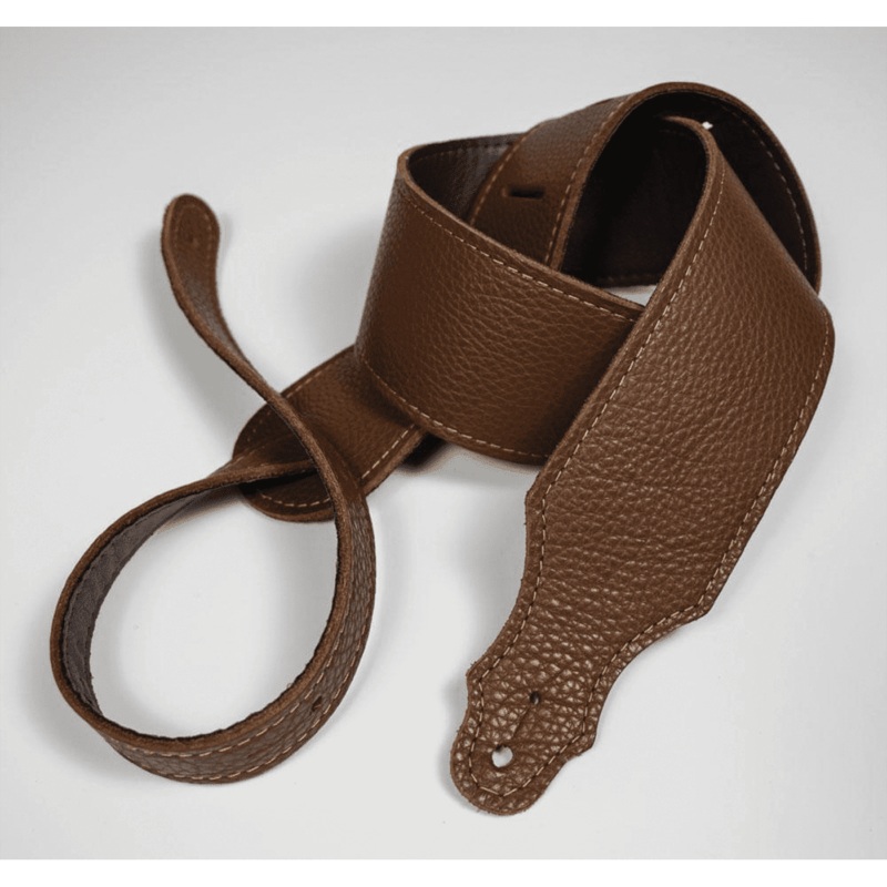 Franklin 2.5" Caramel Purist Leather Strap with Buck Backing
