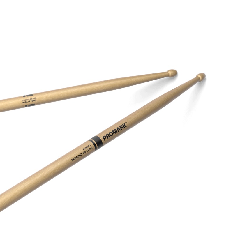 Rebound 5B Long Hickory Drumstick, Acorn Wood Tip