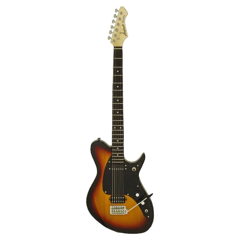Aria Pro II J-B'Tone Baritone Electric Guitar in 3 Tone Sunburst
