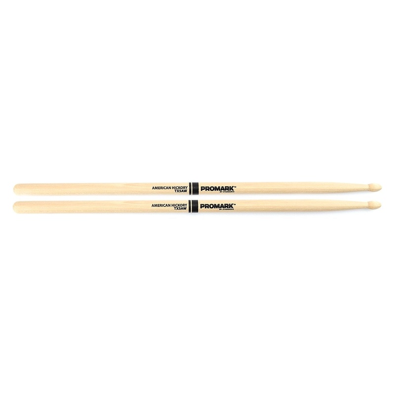 pro-mark TX5AW 5A Hickory Wood Tip Drum Sticks (Pair)