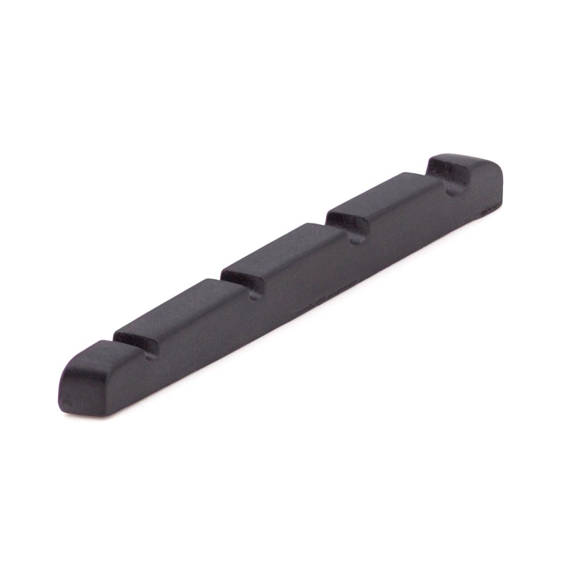 Black TUSQ XL by Graph Tech Model # 4306-00 4 string fanned bass nut