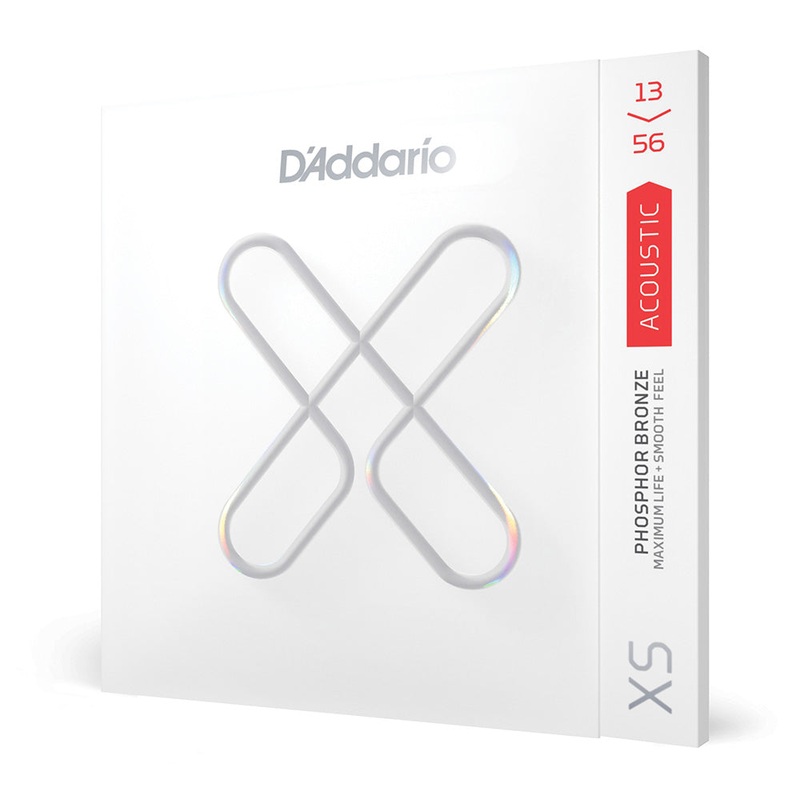 D'Addario XSAPB1356 Medium Coated Acoustic Guitar Strings 13-56