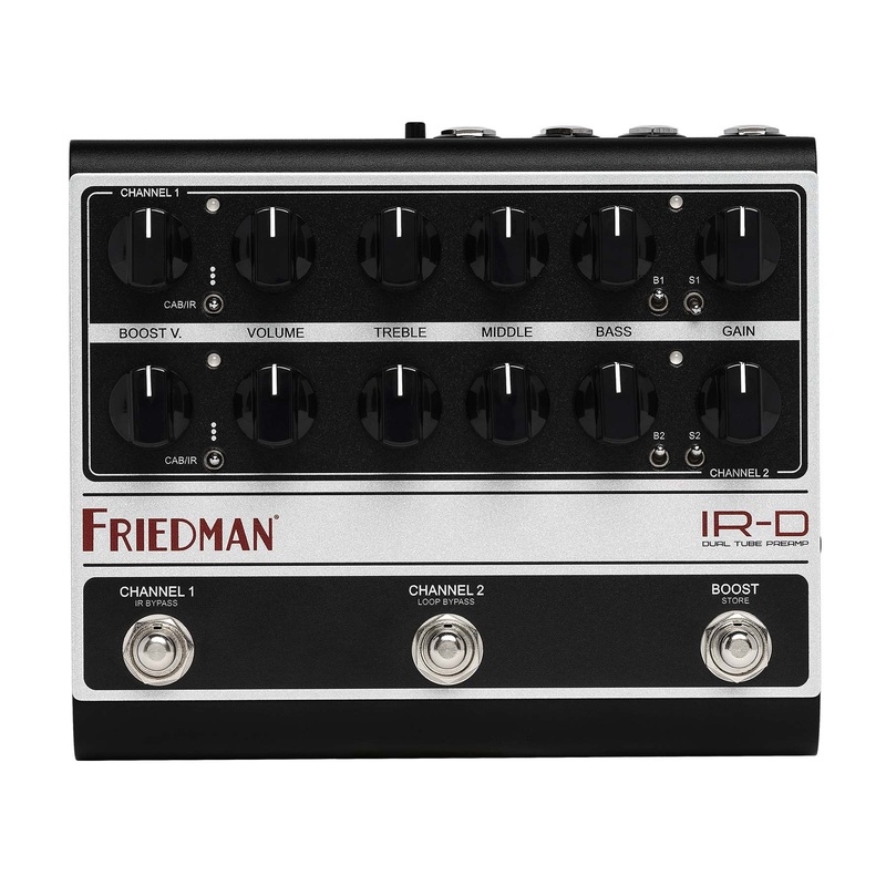 FRIEDMAN IR-D DUAL TUBE PREAMP AND DI