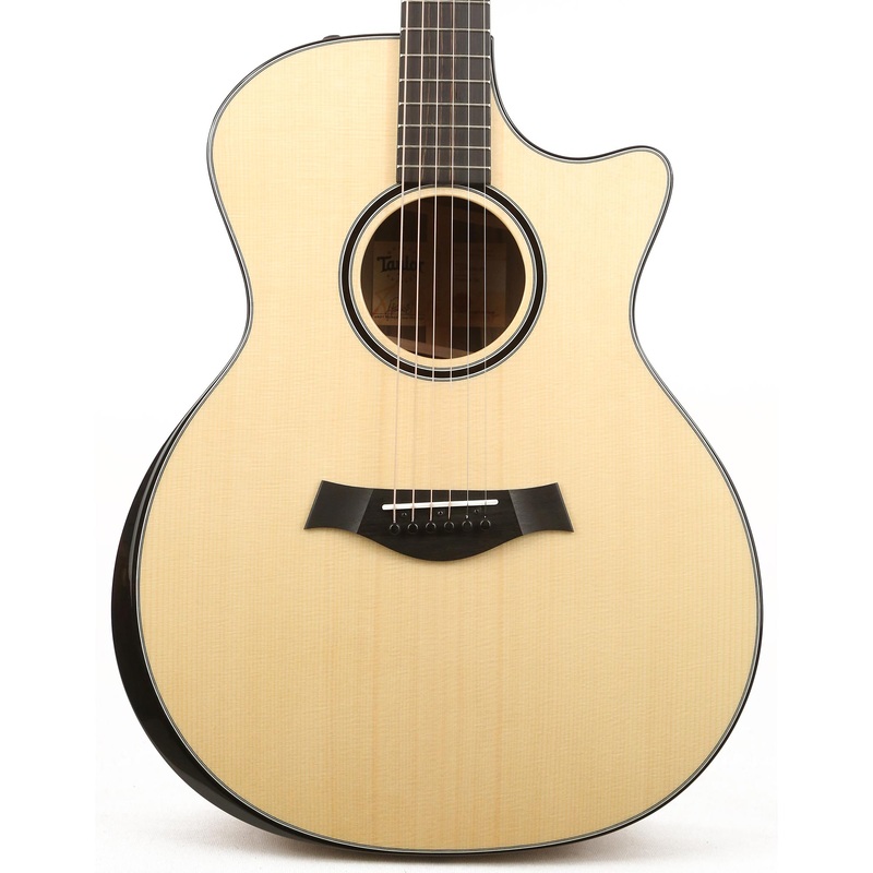 Taylor Custom Shop Grand Auditorium Blackheart Sassafras and Lutz Spruce Limited Edition