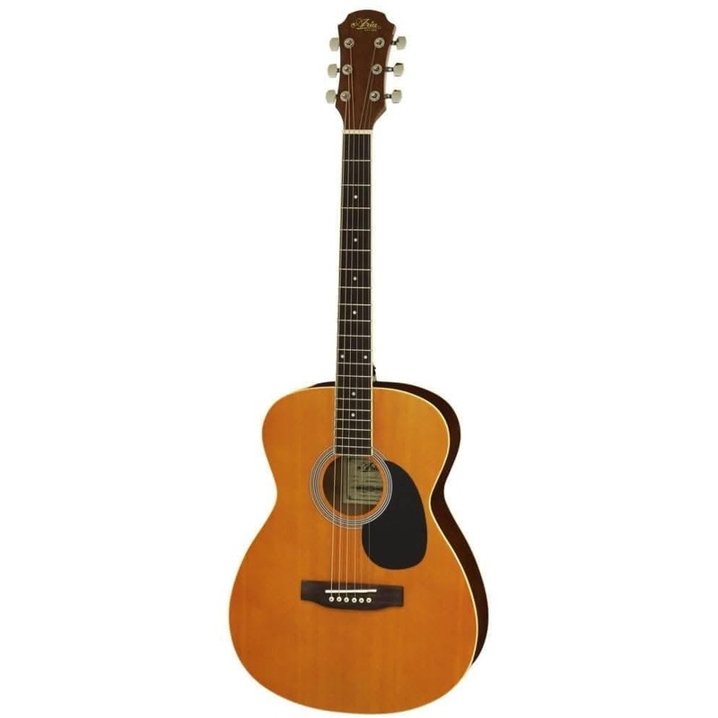 Aria AF-15 Prodigy Series Acoustic Folk Body Guitar in Natural Satin