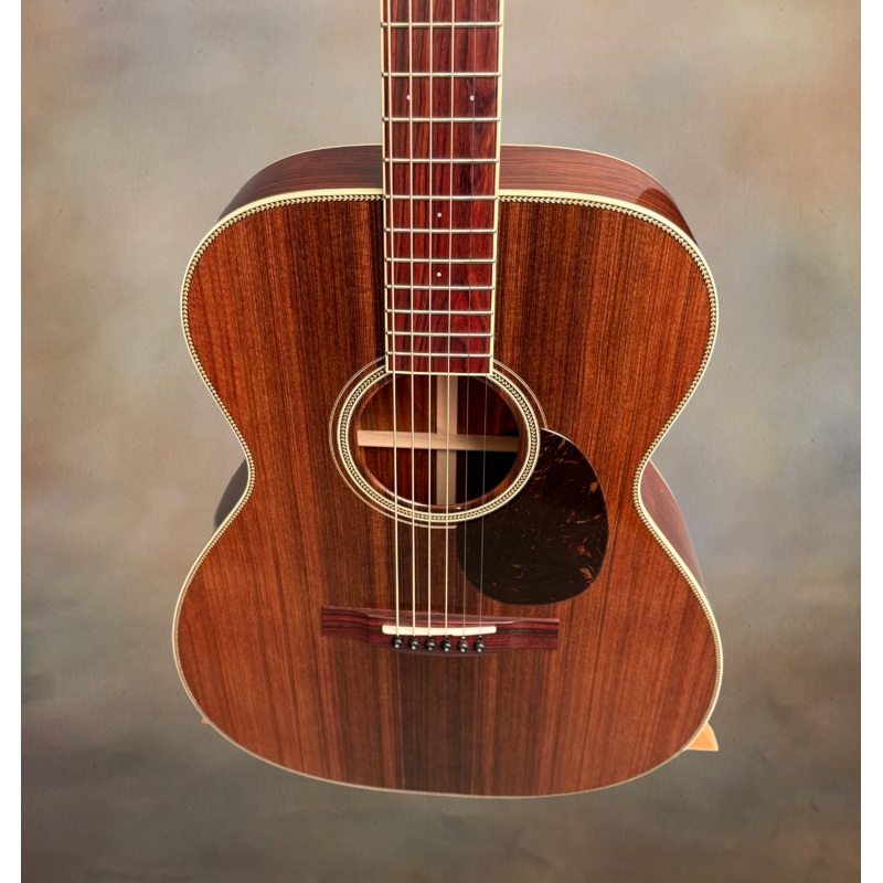 Santa Cruz OM CocoBolo Guitar #6238 with Sinker Redwood Top