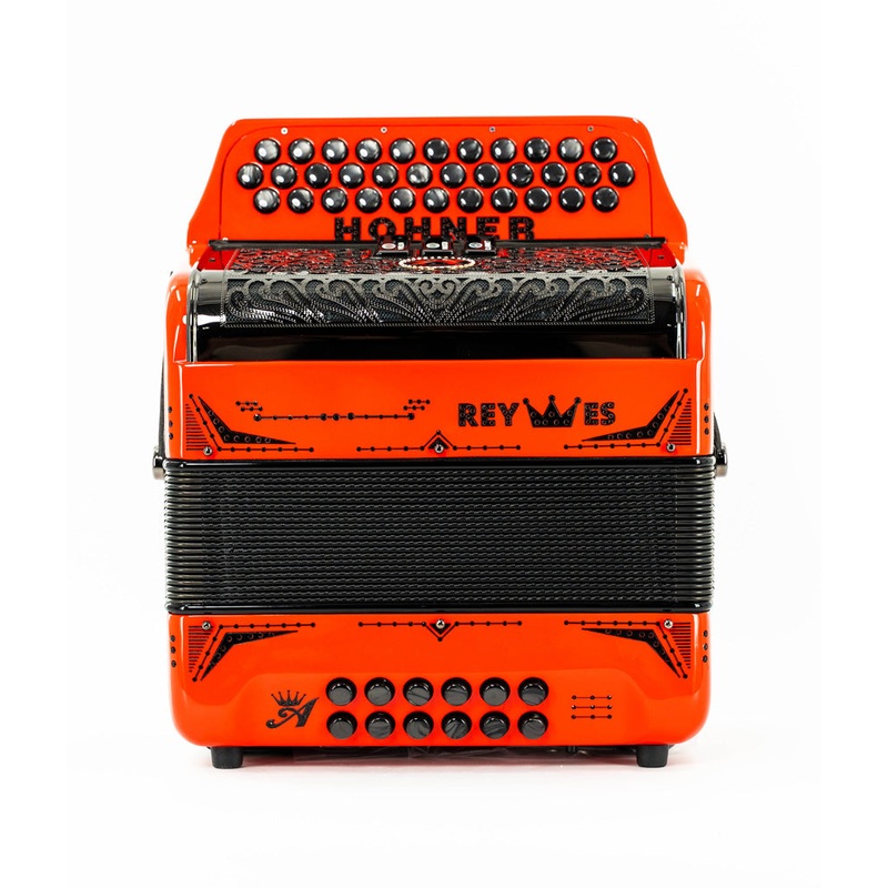 Hohner Anacleto Rey Especial II 3 Switch GCF Accordion- Pure Red | New