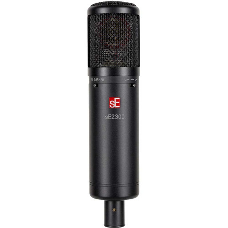 sE Electronics SE2300 Multi Pattern Large Diaphragm Condenser Mic with Shockmount & Filter