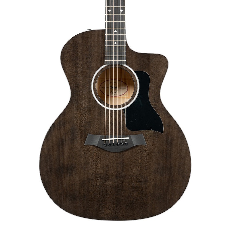 Taylor 214ce DLX LTD Grand Auditorium Acoustic-Electric Guitar - Transparent Grey/Black