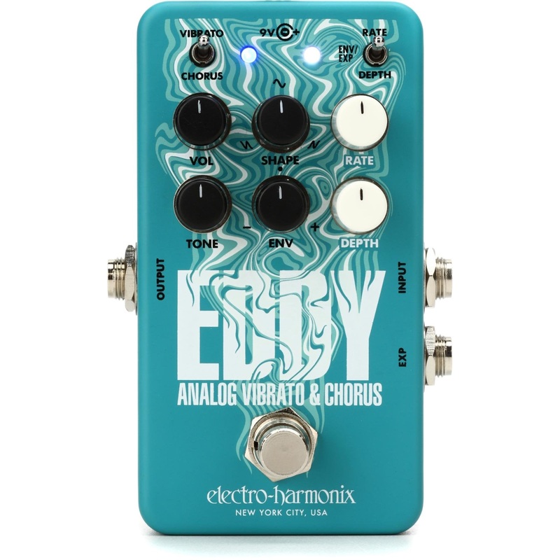 Electro-Harmonix Eddy Vibrato/Chorus Guitar Effects Pedal
