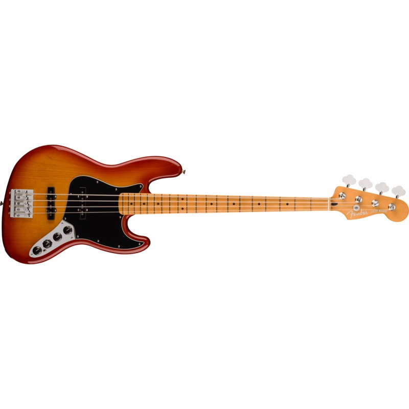 Fender Player Plus Jazz Bass, Maple Fingerboard, Sienna Sunburst