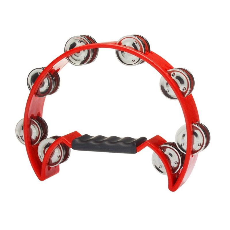 Stagg TAB-2RD Double Jingle Double Row Tambourine Red