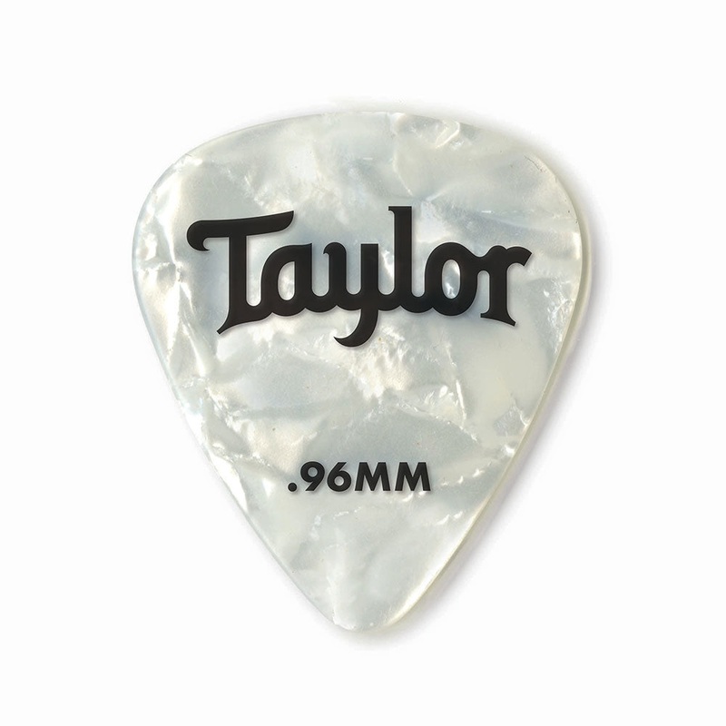 Taylor Celluloid 351 Picks (Heavy) .96mm 12-Pack - White Pearl