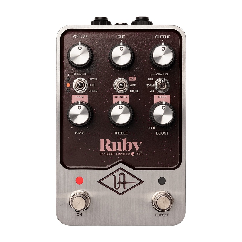 Universal Audio GPM-RUBY Ruby '63 Top Boost Amplifier Simulator Pedal