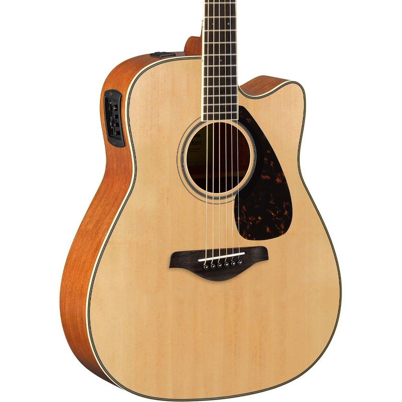 Yamaha FGX820C Cutaway Dreadnought Acoustic-Electric Guitar