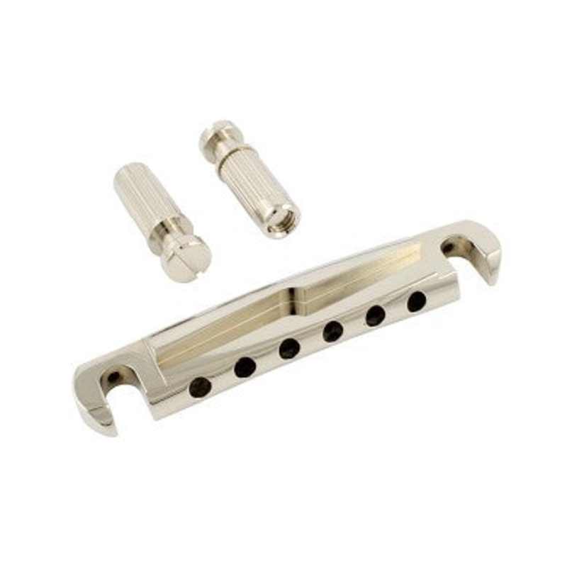 Allparts TP 0400-003 Stop Tailpiece USA-Black