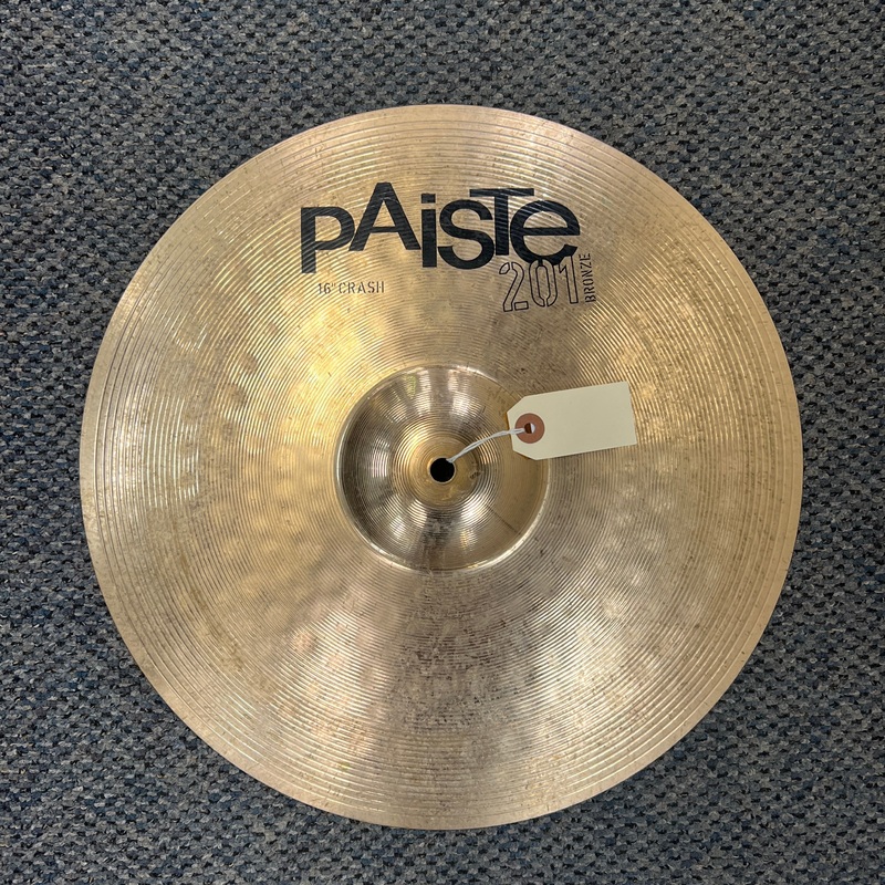 USED Paiste 201 Bronze 16" Crash Cymbal
