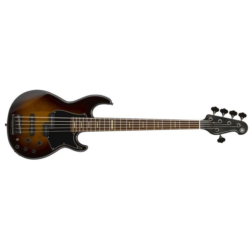 Yamaha BB 735A Electric 5 String Bass Guitar, Dark Coffee Sunburst