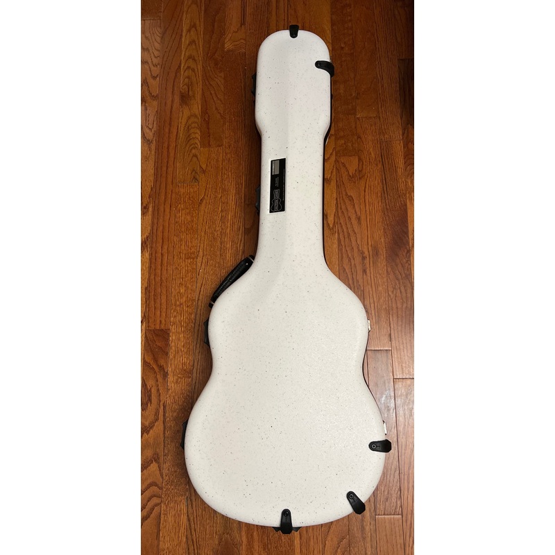 Calton Fender Telecaster Electric Guitar White Granite Case