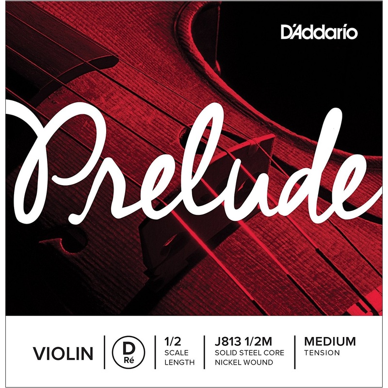 D'Addario J813 M Prelude 1/2 Size Violin D String