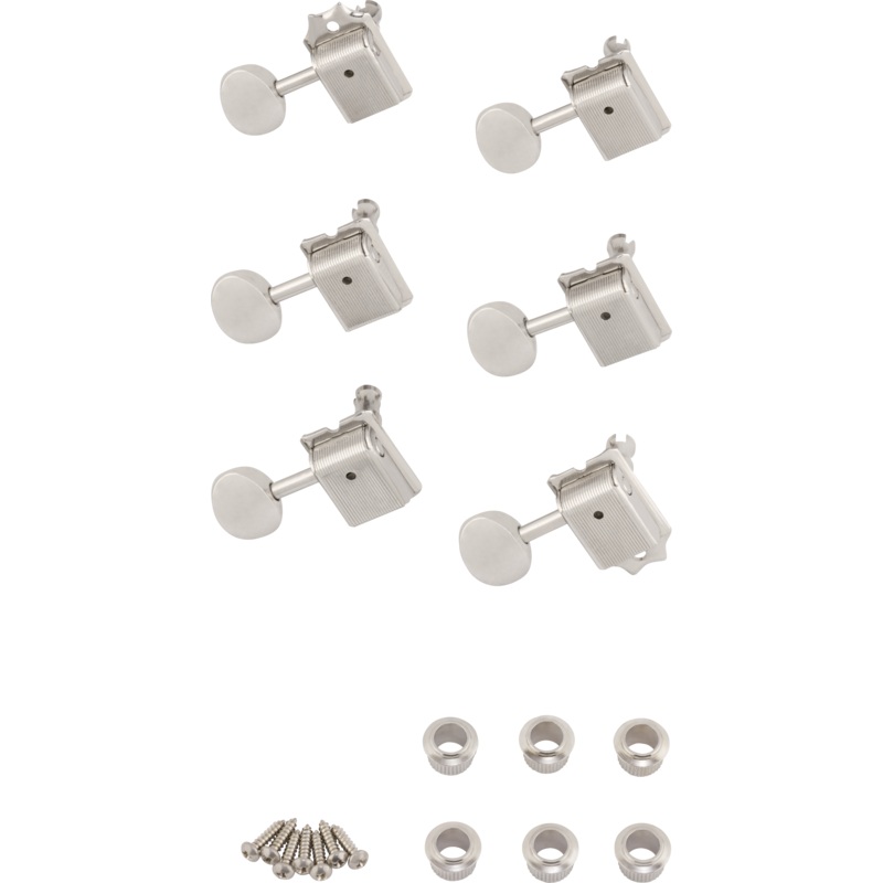 Fender American Vintage Stratocaster/Telecaster Tuning Machines, Left-Hand, Nickel