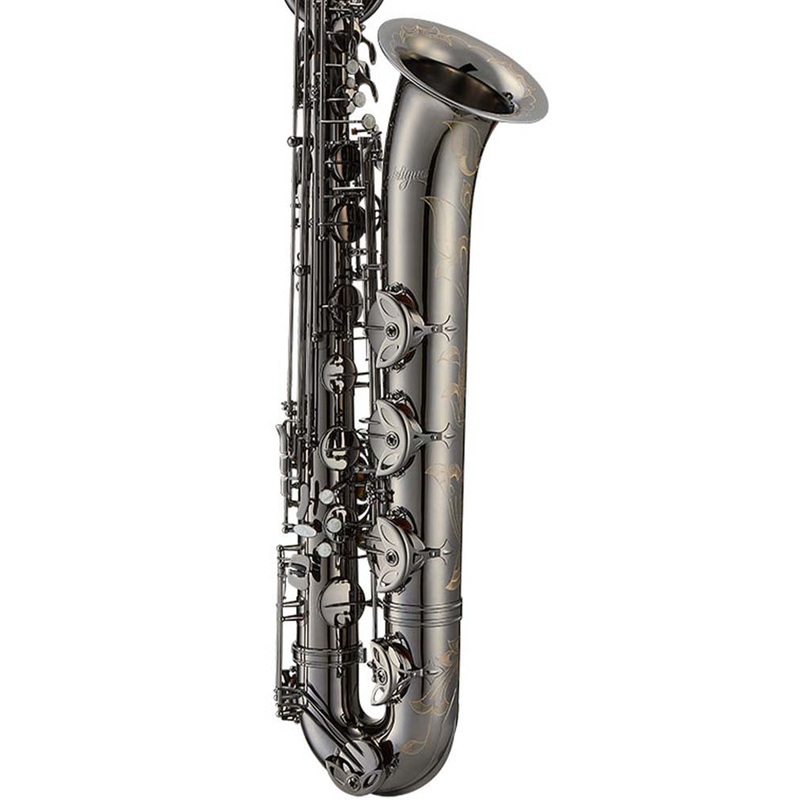 Antigua Winds PowerBell BS4240 Eb Professional Baritone Saxophone - Black Nickel