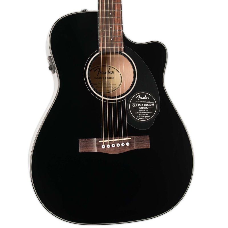 FENDER CC-60SCE CONCERT SIZE ACOUSTIC ELECTRIC BLACK