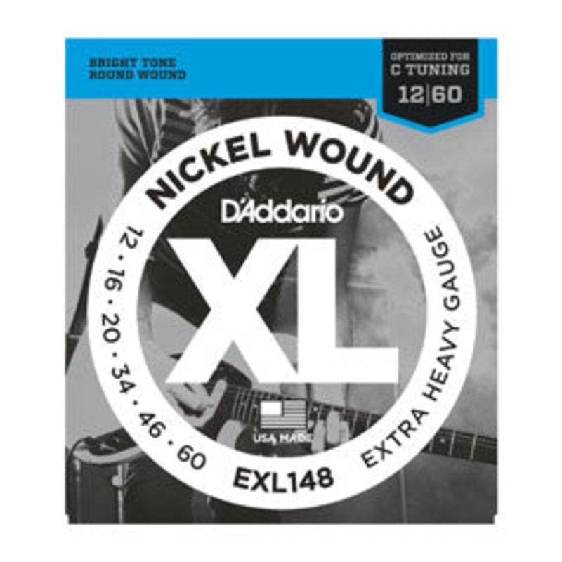 D'Addario EXL148 Nickel Wound Extra-Heavy Guitar Strings 12-60