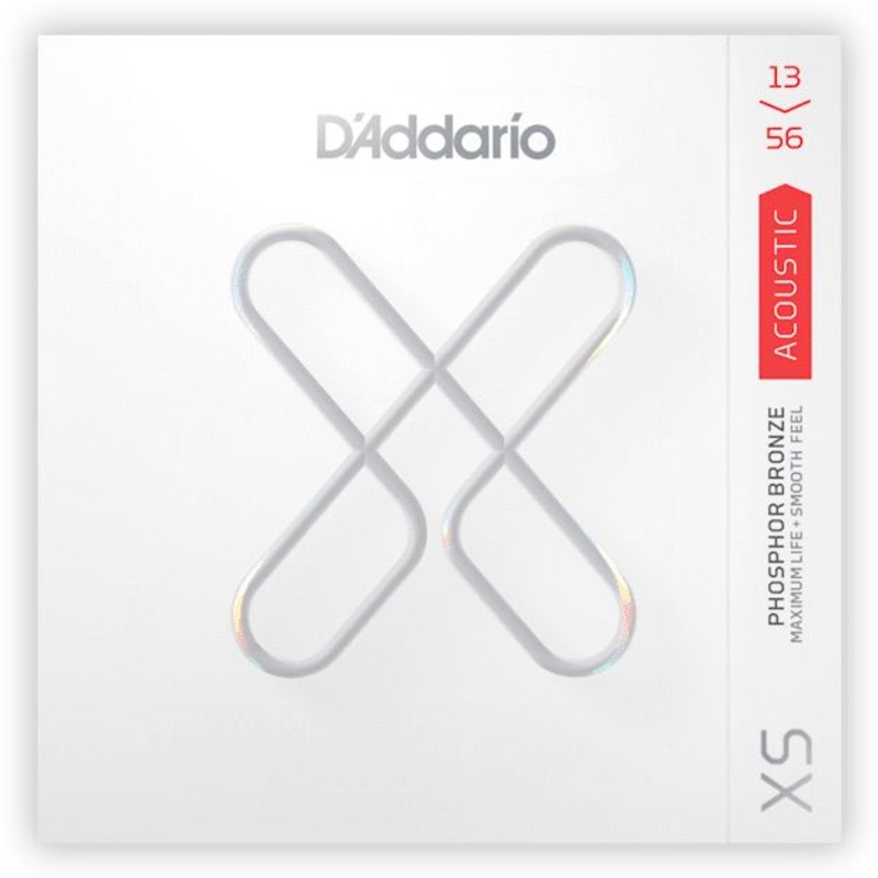 D'ADDARIO XSAPB1356 XS PHOSPHOR BRONZE ACOUSTIC STRINGS MEDIUM - 13-56