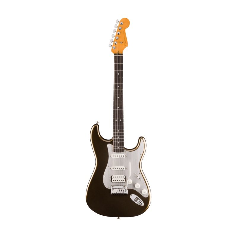 Fender American Ultra II Stratocaster HSS Electric Guitar - Texas Tea