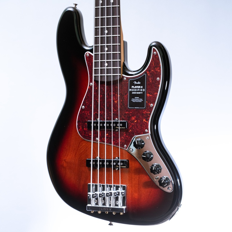 Fender Player II Modified Active Jazz Bass V in 3-Color Sunburst