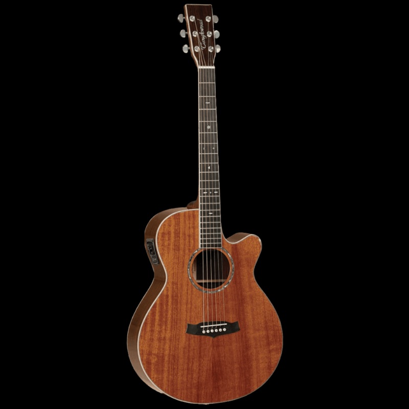 Tanglewood TW47RE Sundance Reserve All Solid Mahogany Superfolk C/E with Case