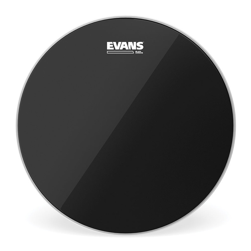 Evans TT10CHR Black Chrome Tom Drumhead 10"