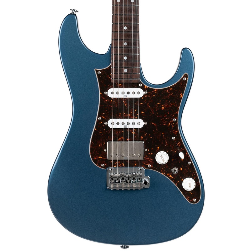 USED IBANEZ PRESTIGE AZ2204N - PRUSSIAN BLUE METALLIC WITH CASE