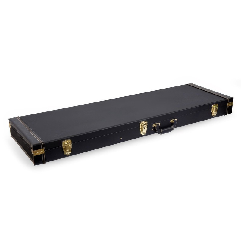 Stadium Wooden Hardshell Electric Bass Case, Black