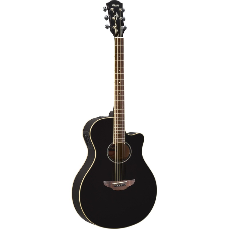 Yamaha APX600BL Thinline Acoustic-Electric Guitar - Black