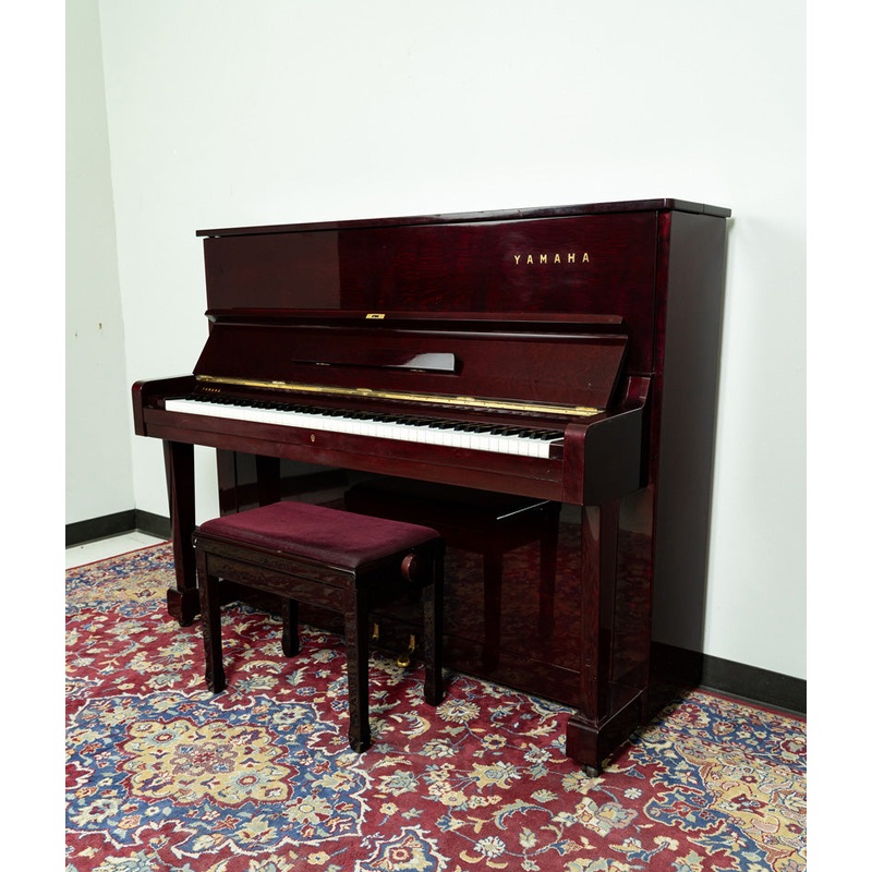 Yamaha U1 Upright Piano | Polished Mahogany | SN: 420420 | Used