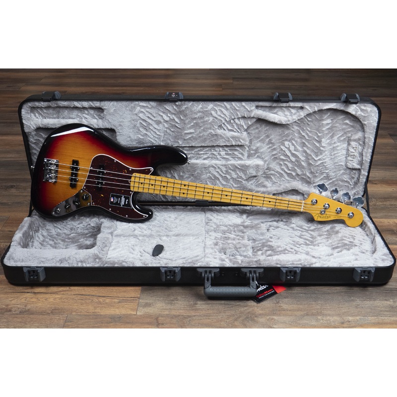 Fender American Professional II Jazz Bass, Maple Fingerboard, 3-colour Sunburst