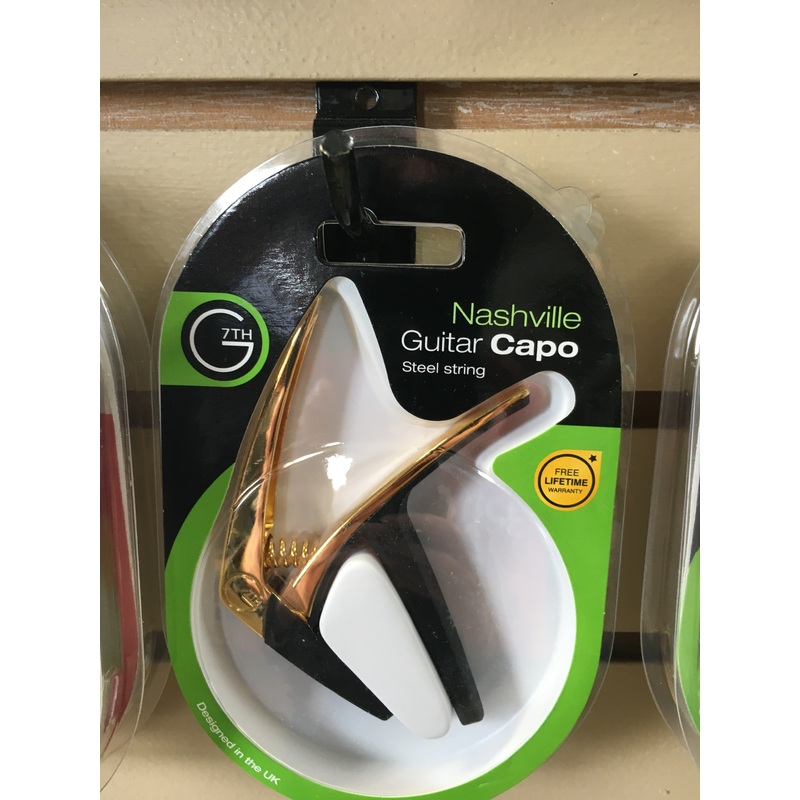 G7th G7NVGD Nashville Spring-Loaded Capo Gold