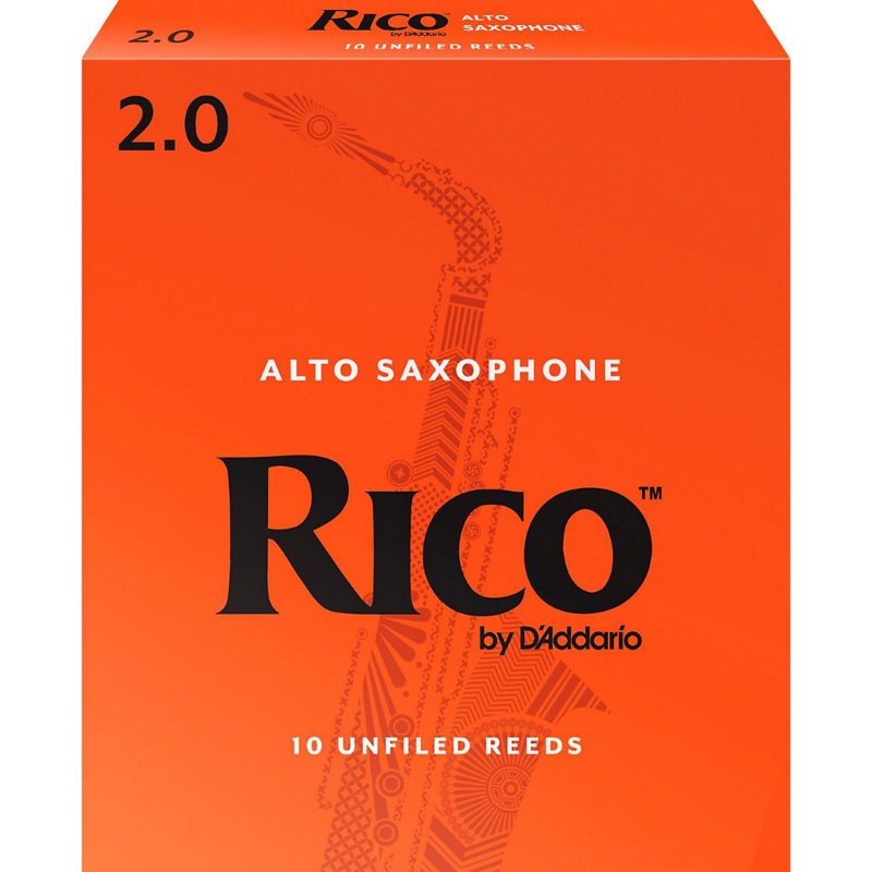 Rico Alto Saxophone Reeds 10-Pack - 2.0