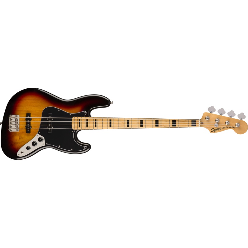 Squier Classic Vibe 70s Jazz Bass, Maple Fingerboard, 3-colour Sunburst