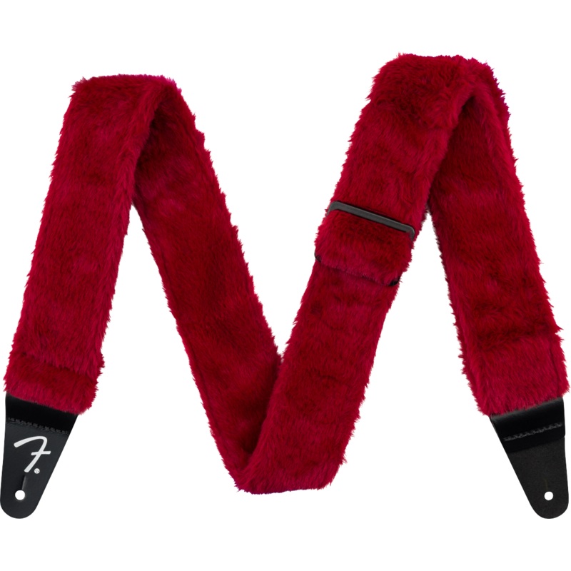 Fender Poodle Plush Strap, Red